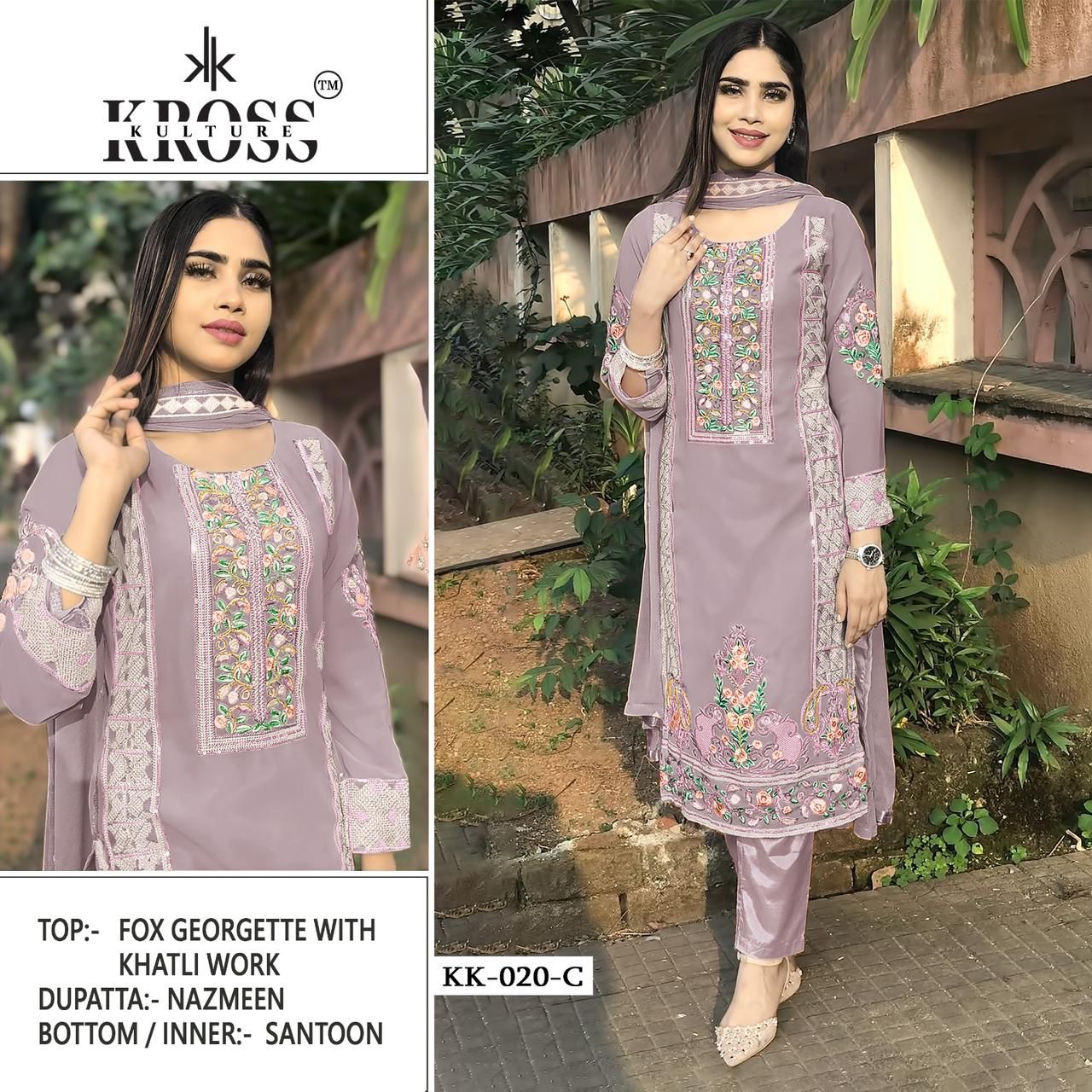 KK 20 Georgette Pakistani Suits Catalog